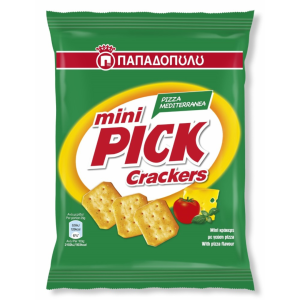 Pick Crackers Mini Pizza Mediteranea 70gr