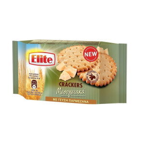 Elite Crackers Μεσογειακά Με Παρμεζάνα 105gr