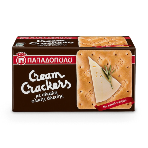 Cream Crackers Σίκαλης Ολικής Άλεσης 175gr