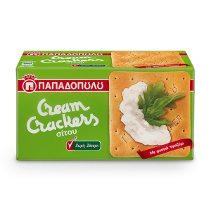 Cream Crackers Χωρίς Ζάχαρη 165gr