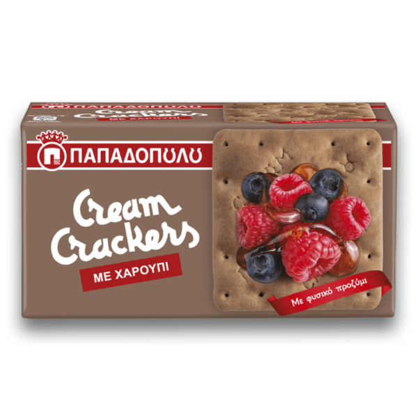 Cream Crackers Χαρούπι 190gr