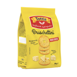 Tottis Bruschettini Mixed Cheese 80gr