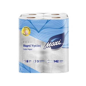 Χαρτί υγείας Maxi 8x80 3φυλλο 80gr