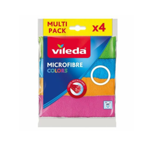 Vileda Πανί Μικροίνες Colors (4τμχ)