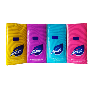MAXI Soft Χαρτομάντηλα 3Φ 10τμχ