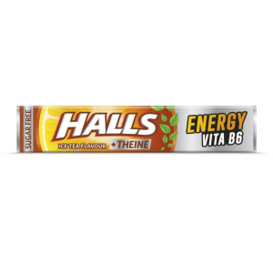 Halls Καραμέλες Ice Tea Flavour + Theine 33,5gr