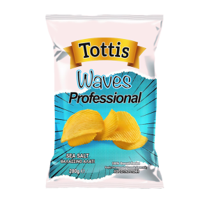 Tottis Waves Pro Chips Sea Salt 280gr