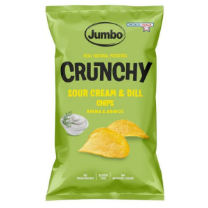 Jumbo Crunchy Sour Cream Chips 90gr