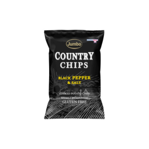 Jumbo Country Chips Αλάτι&Μάυρο Πίπερι 150gr