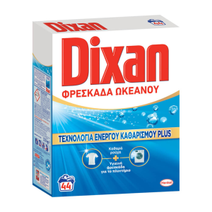Dixan Σκόνη Πλυντηρίου 44μεζ Φρεσκάδα Ωκεανού