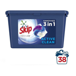 Skip Υγρές Κάψουλες  (38τεμ) Active Clean