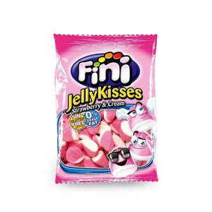 Fini jelly kisses Strawberry & Cream 80g