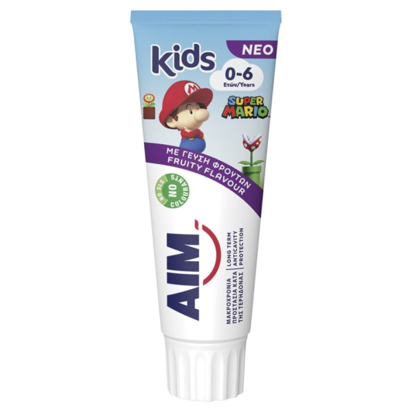 AIM Οδοντόκρεμα Παιδική 0-6 Ετών 75ml.