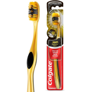 Colgate 360 Οδοντόβουρτσα Soft Charcoal Gold