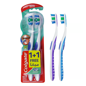 Colgate  Οδοντόβουρτσα 360 Μαλακή 2τμχ