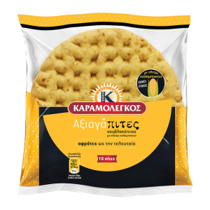 Καραμολέγκος Αξιαγάπιτες Πίτες Καλαμποκιού  820γρ.