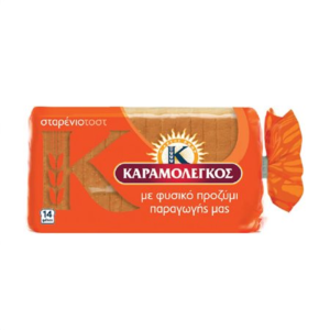 ΚΑΡΑΜΟΛΕΓΚΟΣ Ψωμί Τοστ Σίτου 340g