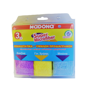 Madona Πετσέτα Μικροϊνών Clean Easy 4τμχ