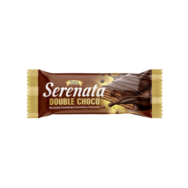 Γκοφρέτα Double με Σοκολάτα Γάλακτος Serenata (48 g)