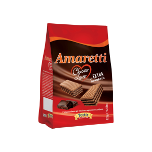 Amaretti Γκοφρέτα Choco Love Με Extra Σοκολάτα 125gr