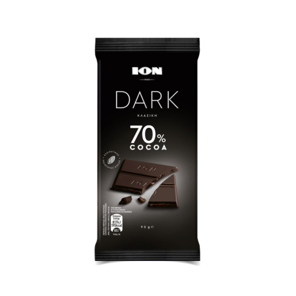 ION DARK Σοκολάτα με 70% Κακάο 90gr