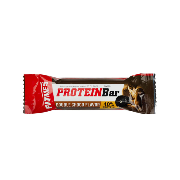 FIT ΜΕ UP Μπάρες 40% Πρωτεΐνης Διπλής Σοκολάτας 60gr