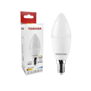 Λάμπα LED Toshiba C37 E14 4.7W 3000k