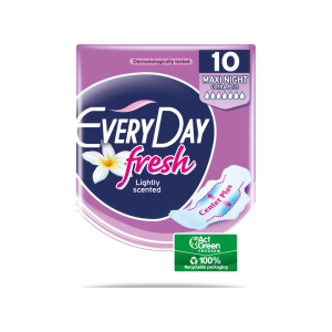 Every Day Σερβιέτες Fresh MAXI NIGHT Ultra Plus 10 τεμ