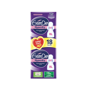 Everyday Σερβιέτες Hyperdry Extra Long Ultra Plus  18τμχ