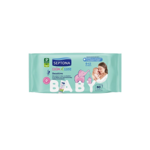 SEPTONA Μωρομάντηλα Calm n Care Sensitive 60 τμχ