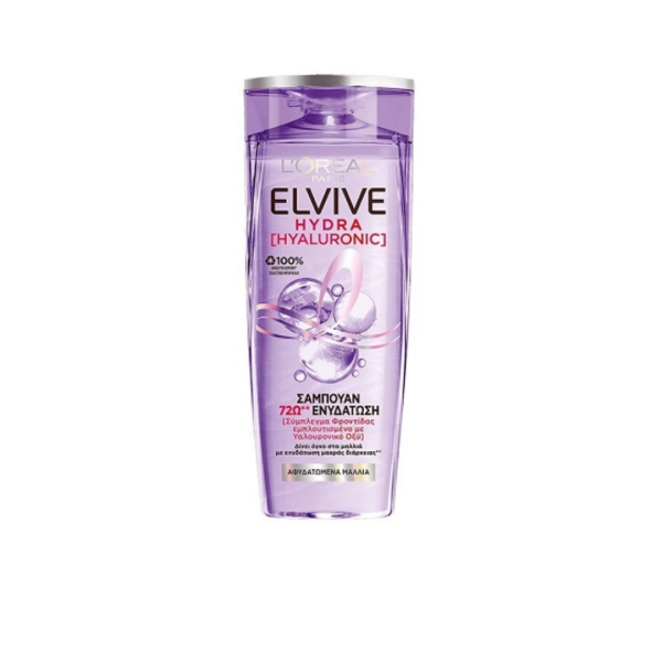 L'Oreal Elvive Shampoo 400ml Hydra Hyaluronic