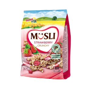 Bona Vita Muesli Crunchy with Strawberries 375g