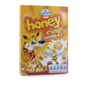 Mr.Breakfast Δημητριακά Ring Honey 375gr