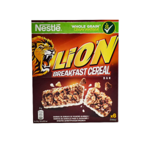 Nestle Lion Breakfast Cereal Bars 6 x 25 g
