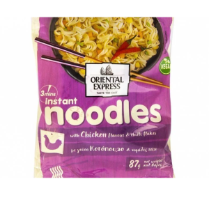 Oriental Express Noodles 3' Κοτόπουλο & Τσίλι 87gr