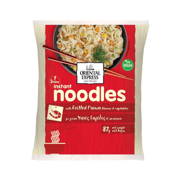 Oriental Express Noodles Γαρίδες 87gr