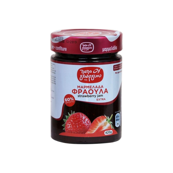 Παπαγεωργίου Μαρμελάδα Φράουλα 420g