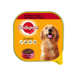 Pedigree Πατέ Σκυλοτροφή Μοσχάρι & Συκώτι 300g