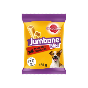 Pedigree Jumbone Mini Με Μοσχάρι 4Τεμ - 160G