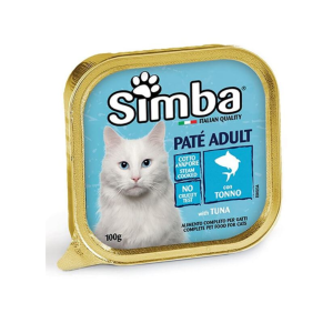 Simba Γατοτροφή Πατέ Τόνος 100gr