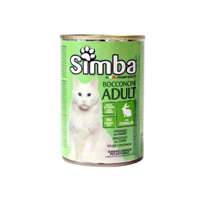 Simba γατοτροφή κονσέρβα με κουνέλι 415gr