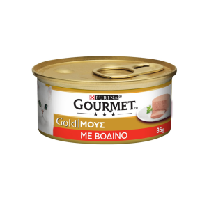 Gourmet Gold Κονσέρβα Γάτας Μους Με Βοδινό 85gr