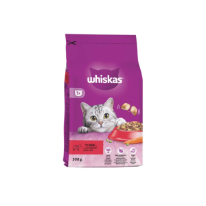 Whiskas Adult Μοσχάρι & Γεμιστές Κροκέτες 300gr