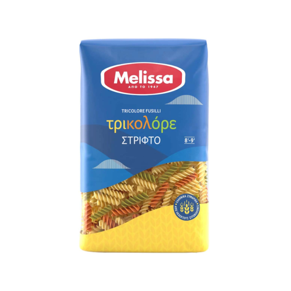 Melissa Πάστα Στριφτό Τρικολόρε 500 gr