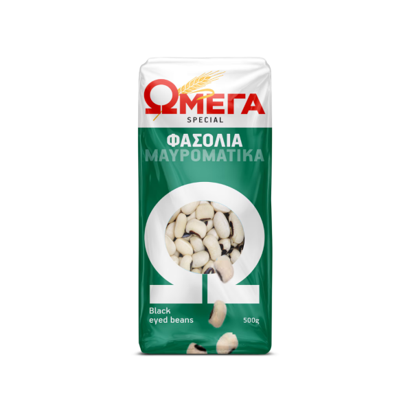 ΩΜΕΓΑ Φασόλια Μαυρομάτικα 500g