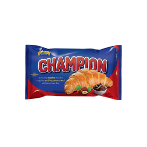 CHAMPION Κρουασάν με γέμιση Πραλίνας Φουντουκιού 70gr