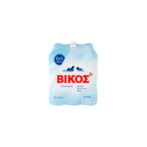 ΒΙΚΟΣ νερό φυσικό μεταλλικό 6 x 1,5lt (5+1 ΔΩΡΟ)