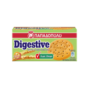 Παπαδοπούλου Μπισκότα Digestive Χωρίς Ζάχαρη 250gr