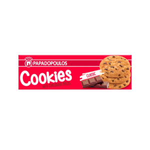 Παπαδοπούλου Cookies Μπισκότα Με Κομμάτια Σοκολάτας 180 gr