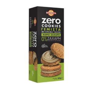 Μπισκότα Βιολάντα Zero Cookies Γεμιστά με Κρέμα Ταχίνι 180gr